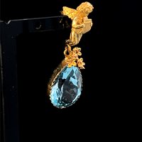 Orecchini Cianfrone Gioielli Donna in Oro Topazio OROR-66-198 - OROR-66-198